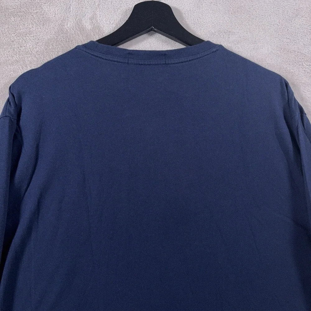 Polo Ralph Lauren Polo Ski Long Sleeve T Shirt Mens Medium Blue Graphic